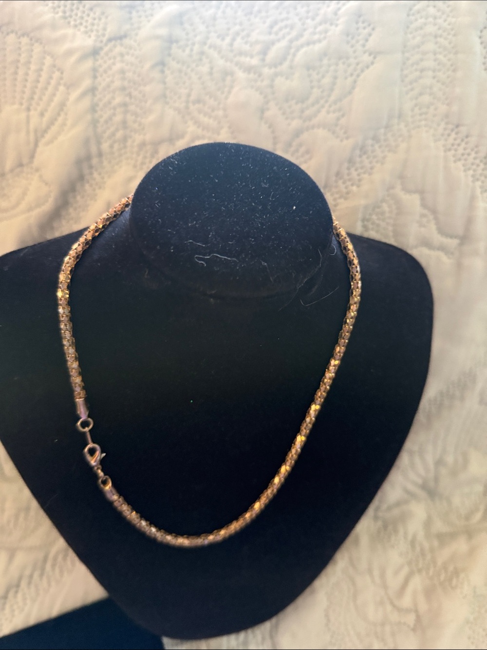 Gold-Tone Braided Rope Necklace - Women's Jewelry